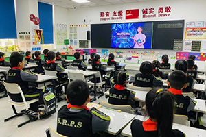 北京市通州區(qū)私立樹人學校開展安全教育日活動！
